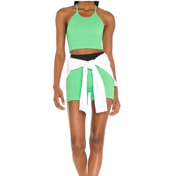 Free People Seamless Short in Fresh Cut, Size M/L New - Picture 4 of 5